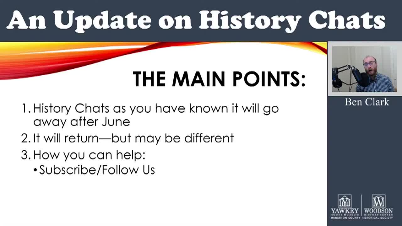 Thumbnail image for History Chats - Update on History Chats