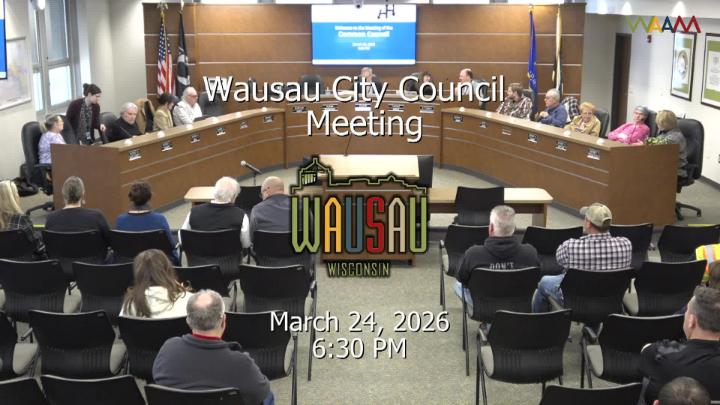 Thumbnail image for Wausau City Council Meeting 3/24/26