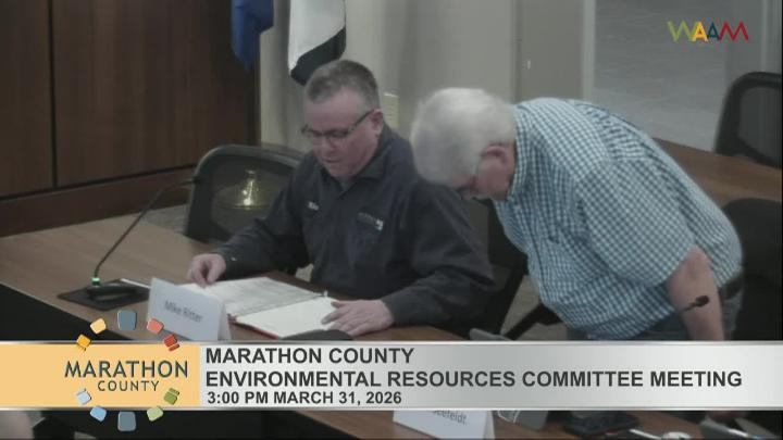 Thumbnail image for Marathon County Board Environmental Resources Committee Meeting - 3/31/26