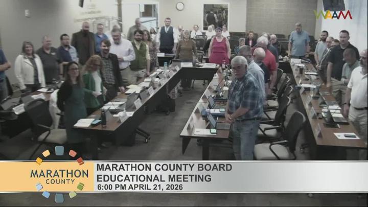 Thumbnail image for Marathon County Board Organizational Meeting 4/21/26