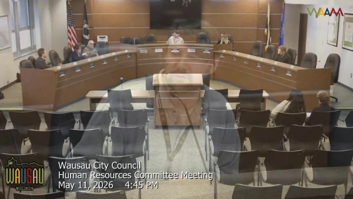 Thumbnail image for Wausau City Council Human Resources Committee Meeting 5/11/26