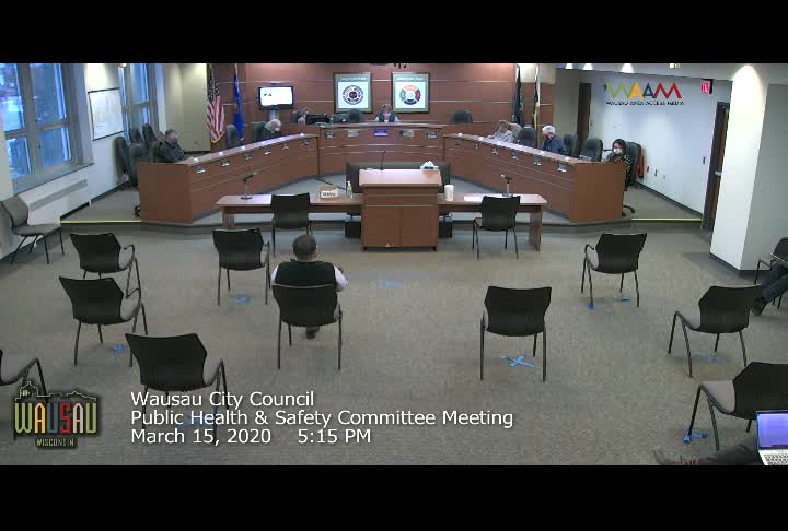 Wausau City Council Public Health & Safety Committee Meeting LIVE