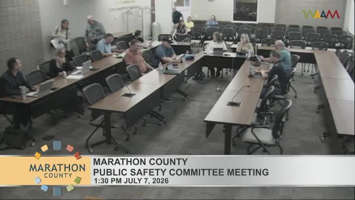 Thumbnail image for Marathon County Board Public Safety Committee Meeting - 7/7/26
