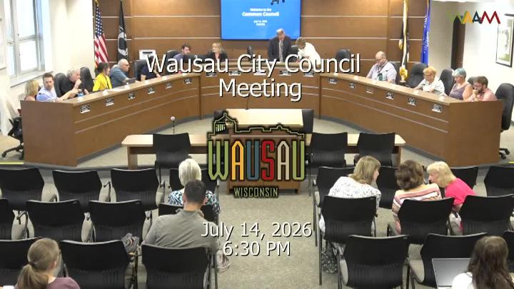 Thumbnail image for Wausau City Council Meeting 7/14/26