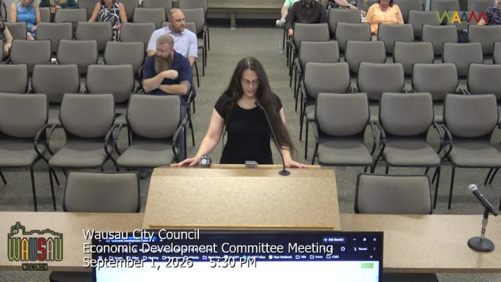 Thumbnail image for Wausau City Council Economic Development Committee Meeting 9/1/26